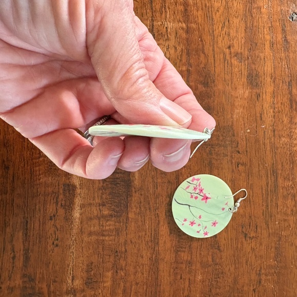 Anthropologie Shell Earrings - Picture 2 of 2